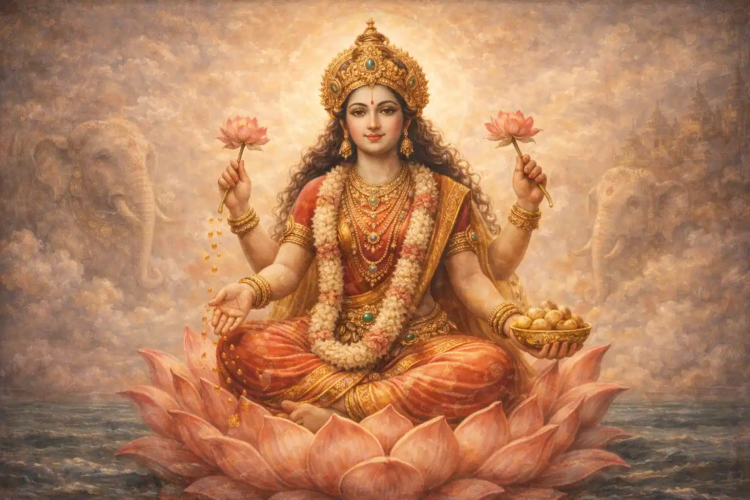 108 Kamala Pushpa Homam Lakshmi Aradhana & on Sri Pancami